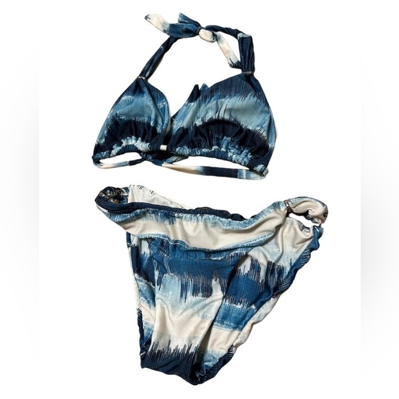Lucky Brand Other - Lenny Niemeyer Blue and White Tie-Dye Bikini Set /Size Small - LKY x The Cove
